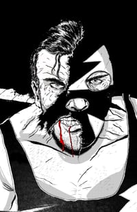 Image 2 of LUCHA BLOOD 11x17 Print