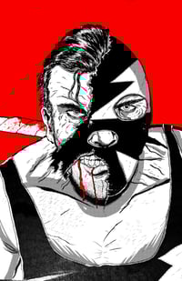 Image 3 of LUCHA BLOOD 11x17 Print
