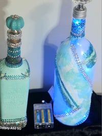 Image 1 of Custom Painted Illuminated Shelf/Beverage Decor