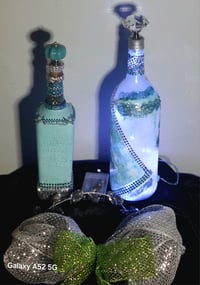 Image 2 of Custom Painted Illuminated Shelf/Beverage Decor