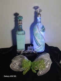 Image 4 of Custom Painted Illuminated Shelf/Beverage Decor