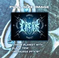 Image 4 of “Freak” Blanket