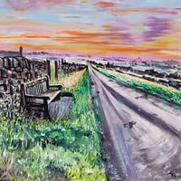 Cross Lane, Cubley Print