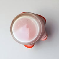 Image 8 of Grand vase en verre soufflé rouge KURATA Craft japonais - Made in Japan - 1970s