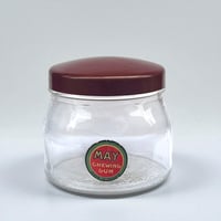 Image 1 of Ancien bocal publicitaire en verre et bakélite - MAY Chewing Gum - France années 1950