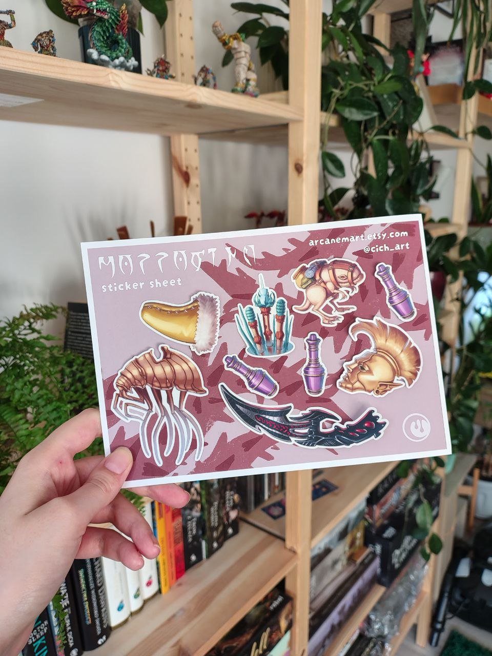 Image of A5 mutserra sticker sheet