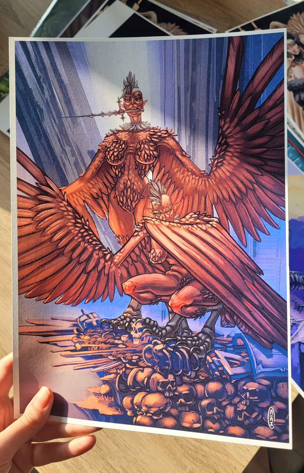 Image of A4 print Harpies