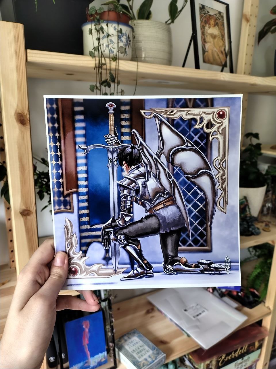 Image of A4 print Knight