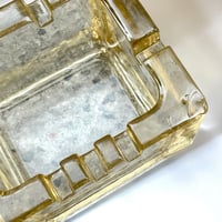 Image 5 of Cendrier de Kaj Franck en verre  jaune vintage modèle Cigaro -Finland 1960s 