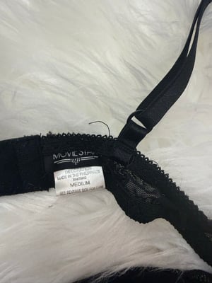 Image of Vintage Moviestar Purple & Black Bra - M