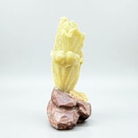 Image 5 of Sculpture d'art de chou chinois vert en pierre Qingtian - Zhejiang - jade 