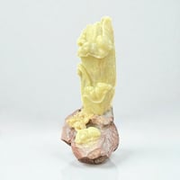 Image 6 of Sculpture d'art de chou chinois vert en pierre Qingtian - Zhejiang - jade 