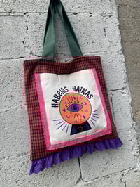 Image 1 of Bolsiña feita a man. HABELAS HAINAS LARANXA. Deseño exclusivo!