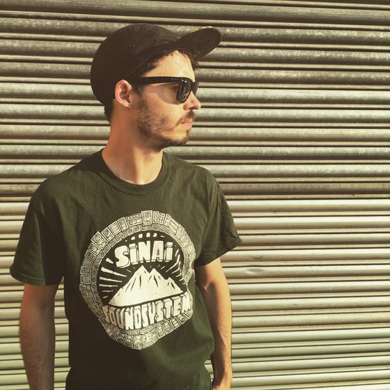 Image of Sinai Sound x Tribes T-Shirt - Dark Green 
