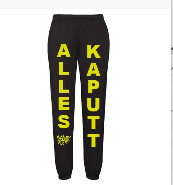 Image of Insanity Alert - Alles Kaputt Joggingpants