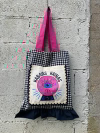 Image 4 of Bolsiña feita a man. HABELAS HAINAS FUCSIA. Deseño exclusivo!