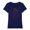 "PLANETEN" (RED) <br>DAMEN / FEMALE CUT <br>T-SHIRT