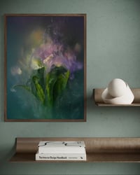 Image 4 of Alstroemeria in Lavender Fine Art print 