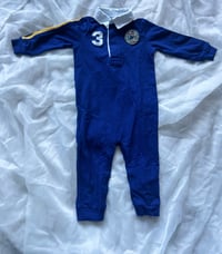 Image 1 of Polo Ralph Lauren Footless Button Up Onesie