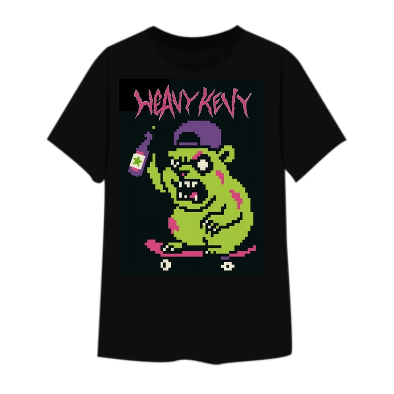 Image of Heavy Kevy - Zombie Hamster T-Shirt