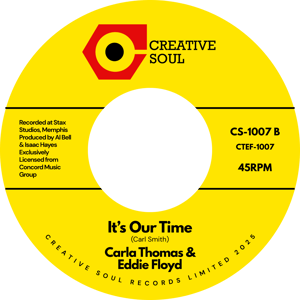 Image of Shirley Brown-I Don't Care Anymore/Carla Thomas & Eddie Floyd-It's Our Time-Yellow Vinyl-End Nov.
