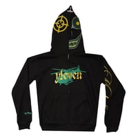 Image 1 of YLEVEN X MUDALA FULL ZIP HOODIE BLACK