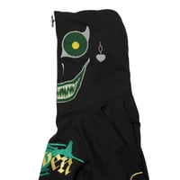 Image 3 of YLEVEN X MUDALA FULL ZIP HOODIE BLACK