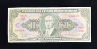 Image 2 of Brazil (1962) 10 Cruzeiros Banknote