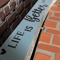 Image 2 of Wooden “Life is Better on the Farm” sign