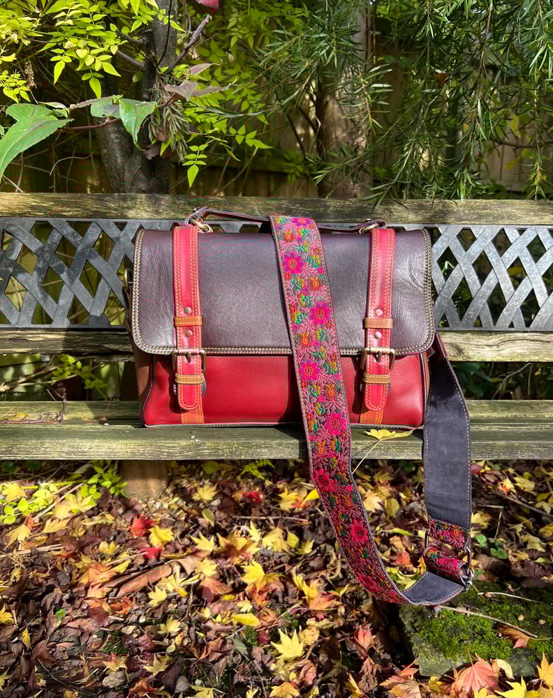 Image of Embroidered Bag Straps