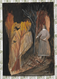 Collecting Twigs by Cathy Cullis