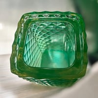 Image 2 of Faux Cut Glass Vase