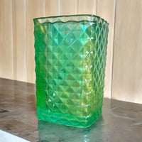 Image 4 of Faux Cut Glass Vase