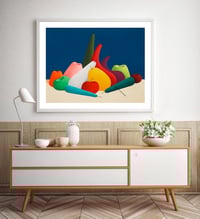 Image 5 of Nicolas Party - Still Life, Fine Art Giclee Print, Fruits Contemporary Art Poster