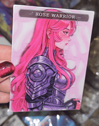 Image 1 of Rose Warrior - 3D Card