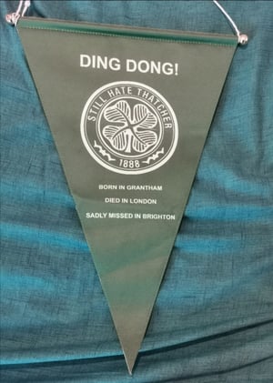 Thatcher pennant, with gold coloured cord not white. 