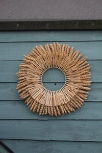 Image 2 of Golden wheat straw wreath