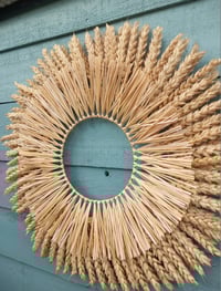 Image 4 of Golden wheat straw wreath