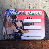 Image 1 of Oil Change Sticker: Randii