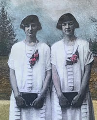 Image 3 of The Twins series of mixed media paintings 