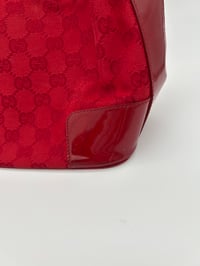 Image 4 of Gucci GG Canvas Red Vintage Hobo Detachable Shoulder Bag