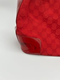 Image 3 of Gucci GG Canvas Red Vintage Hobo Detachable Shoulder Bag