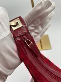 Image 12 of Gucci GG Canvas Red Vintage Hobo Detachable Shoulder Bag