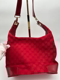 Image 7 of Gucci GG Canvas Red Vintage Hobo Detachable Shoulder Bag
