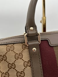 Image 4 of Gucci GG Canvas Burgundy Joy Boston Bag