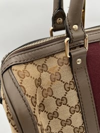Image 7 of Gucci GG Canvas Burgundy Joy Boston Bag