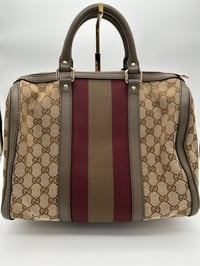 Image 6 of Gucci GG Canvas Burgundy Joy Boston Bag