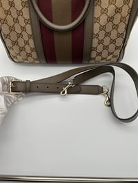 Image 23 of Gucci GG Canvas Burgundy Joy Boston Bag