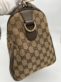 Image 9 of Gucci GG Canvas Burgundy Joy Boston Bag