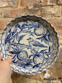 Handmade Stoneware Apple Pie or Tart Dish 